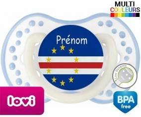 Drapeau cap vert + prénom: Sucette LOVI Dynamic-su7.fr