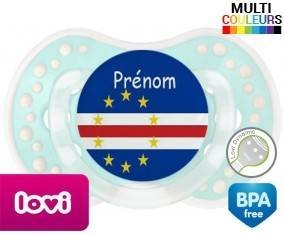 Drapeau cap vert + prénom: Sucette LOVI Dynamic-su7.fr
