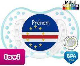 Drapeau cap vert + prénom: Sucette LOVI Dynamic-su7.fr
