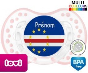 Drapeau cap vert + prénom: Sucette LOVI Dynamic-su7.fr