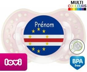 Drapeau cap vert + prénom: Sucette LOVI Dynamic-su7.fr