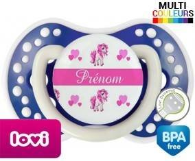 Licorne style3 + prénom: Sucette LOVI Dynamic-su7.fr