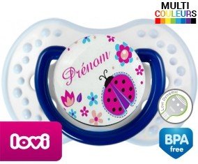 Coccinelle + prénom: Sucette LOVI Dynamic-su7.fr