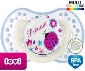 Coccinelle + prénom: Sucette LOVI Dynamic-su7.fr