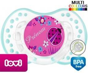 Originale coccinelle rose + prénom: Sucette LOVI Dynamic-su7.fr