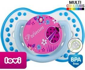 Originale coccinelle rose + prénom: Sucette LOVI Dynamic-su7.fr