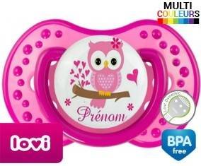 Hibou style4 + prénom: Sucette LOVI Dynamic-su7.fr