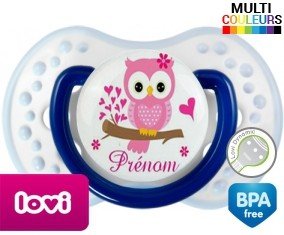 Hibou style4 + prénom: Sucette LOVI Dynamic-su7.fr