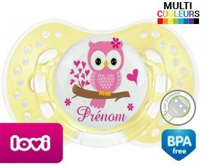 Hibou style4 + prénom: Sucette LOVI Dynamic-su7.fr