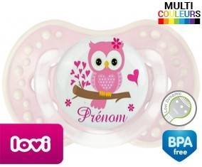 Hibou style4 + prénom: Sucette LOVI Dynamic-su7.fr