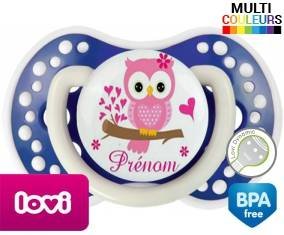 Hibou style4 + prénom: Sucette LOVI Dynamic-su7.fr