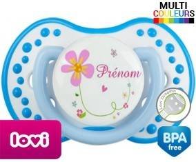 Tige et fleur + prénom: Sucette LOVI Dynamic-su7.fr