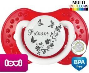 Papillons + prénom: Sucette LOVI Dynamic-su7.fr