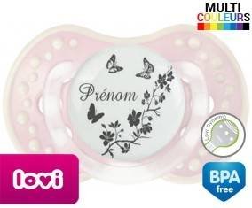 Papillons + prénom: Sucette LOVI Dynamic-su7.fr