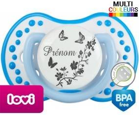 Papillons + prénom: Sucette LOVI Dynamic-su7.fr