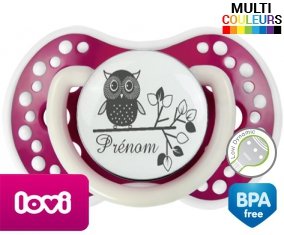 Hibou style3 + prénom: Sucette LOVI Dynamic-su7.fr