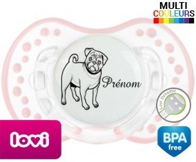 Chien style2 + prénom: Sucette LOVI Dynamic-su7.fr