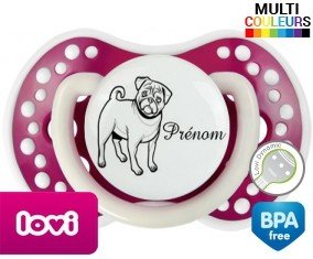Chien style2 + prénom: Sucette LOVI Dynamic-su7.fr