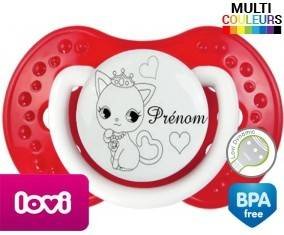 Chat princesse + prénom: Sucette LOVI Dynamic-su7.fr