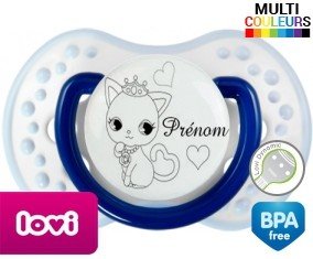 Chat princesse + prénom: Sucette LOVI Dynamic-su7.fr