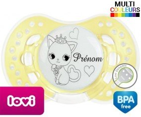 Chat princesse + prénom: Sucette LOVI Dynamic-su7.fr
