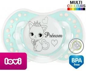 Chat princesse + prénom: Sucette LOVI Dynamic-su7.fr