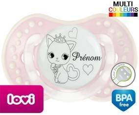 Chat princesse + prénom: Sucette LOVI Dynamic-su7.fr