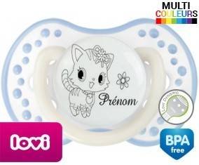 Chat fleur + prénom: Sucette LOVI Dynamic-su7.fr