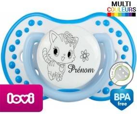 Chat fleur + prénom: Sucette LOVI Dynamic-su7.fr