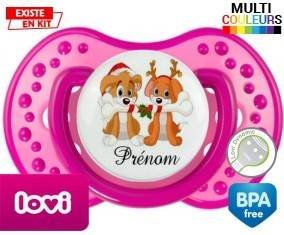 Chien et chat de noël + prénom: Sucette LOVI Dynamic-su7.fr