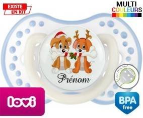 Chien et chat de noël + prénom: Sucette LOVI Dynamic-su7.fr