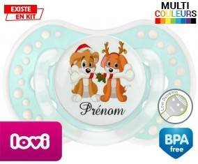 Chien et chat de noël + prénom: Sucette LOVI Dynamic-su7.fr
