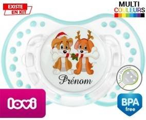 Chien et chat de noël + prénom: Sucette LOVI Dynamic-su7.fr