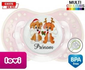Chien et chat de noël + prénom: Sucette LOVI Dynamic-su7.fr