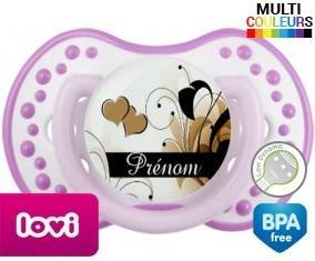 Fleur + prénom: Sucette LOVI Dynamic-su7.fr