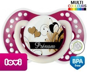 Fleur + prénom: Sucette LOVI Dynamic-su7.fr