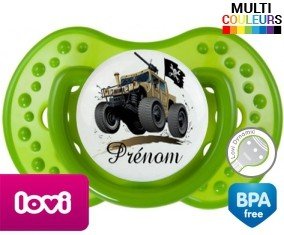 Char + prénom : Sucette LOVI Dynamic personnalisée
