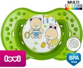 Nounours style1 : Sucette LOVI Dynamic personnalisée