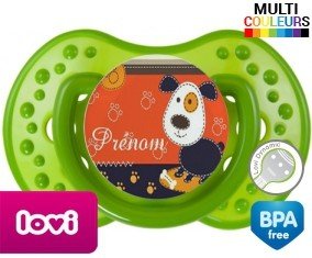 Chien style1 + prénom: Sucette LOVI Dynamic-su7.fr