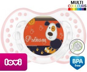 Chien style1 + prénom: Sucette LOVI Dynamic-su7.fr