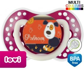 Chien style1 + prénom: Sucette LOVI Dynamic-su7.fr