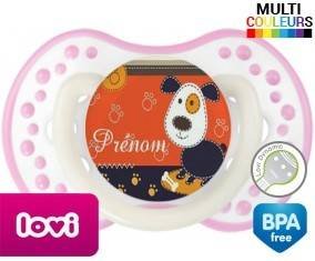 Chien style1 + prénom: Sucette LOVI Dynamic-su7.fr