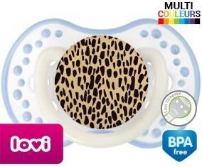 Léopard orange: Sucette LOVI Dynamic-su7.fr