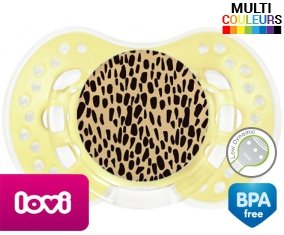 Léopard orange: Sucette LOVI Dynamic-su7.fr