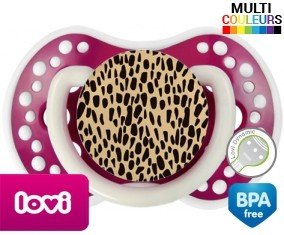 Léopard orange: Sucette LOVI Dynamic-su7.fr