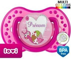 Escargot + prénom: Sucette LOVI Dynamic-su7.fr