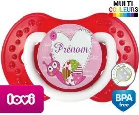 Escargot + prénom: Sucette LOVI Dynamic-su7.fr