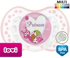 Escargot + prénom: Sucette LOVI Dynamic-su7.fr