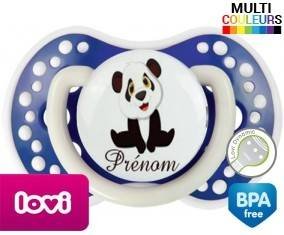 Petit panda + prénom: Sucette LOVI Dynamic-su7.fr