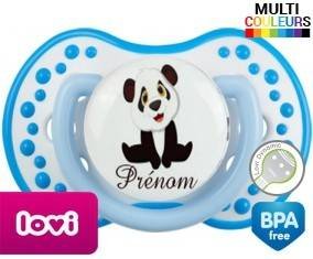 Petit panda + prénom: Sucette LOVI Dynamic-su7.fr